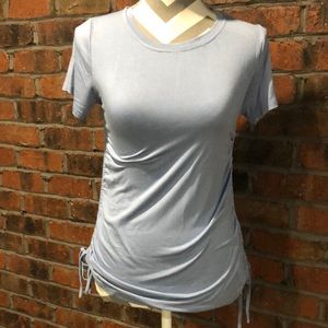 She + Sky short sleeve fitted blue tee. Size Medium. NWOT.